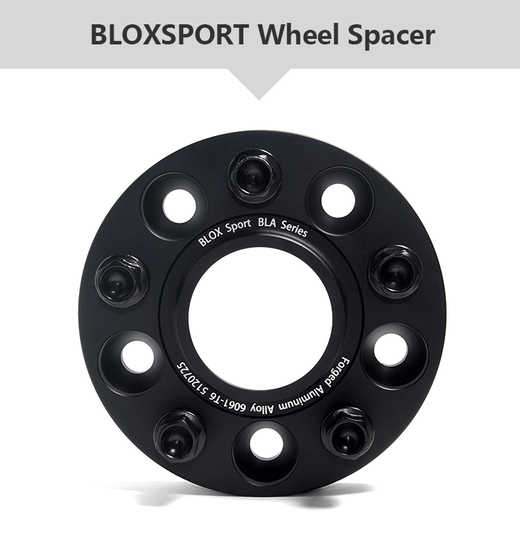thumbnail image 2 of BLOXSPORT Wheel Spacer Kit – 2x25mm + 2x30mm 5x120 For BMW X5 E70 F15 2000-2018 2 of 3