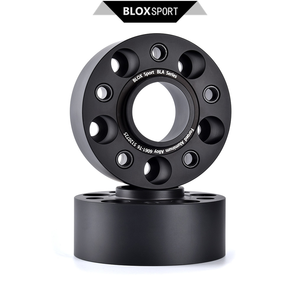 2pc LAVA-AUTO 30mm Wheel Spacers For BMW - 5x120, 72.56mm Hub, M12x1.5 Black Bolts